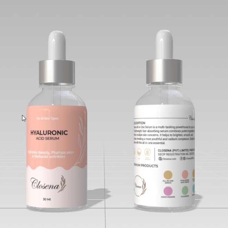 Closena Hyaluronic Acid Serum benefits - hydration and plump skin