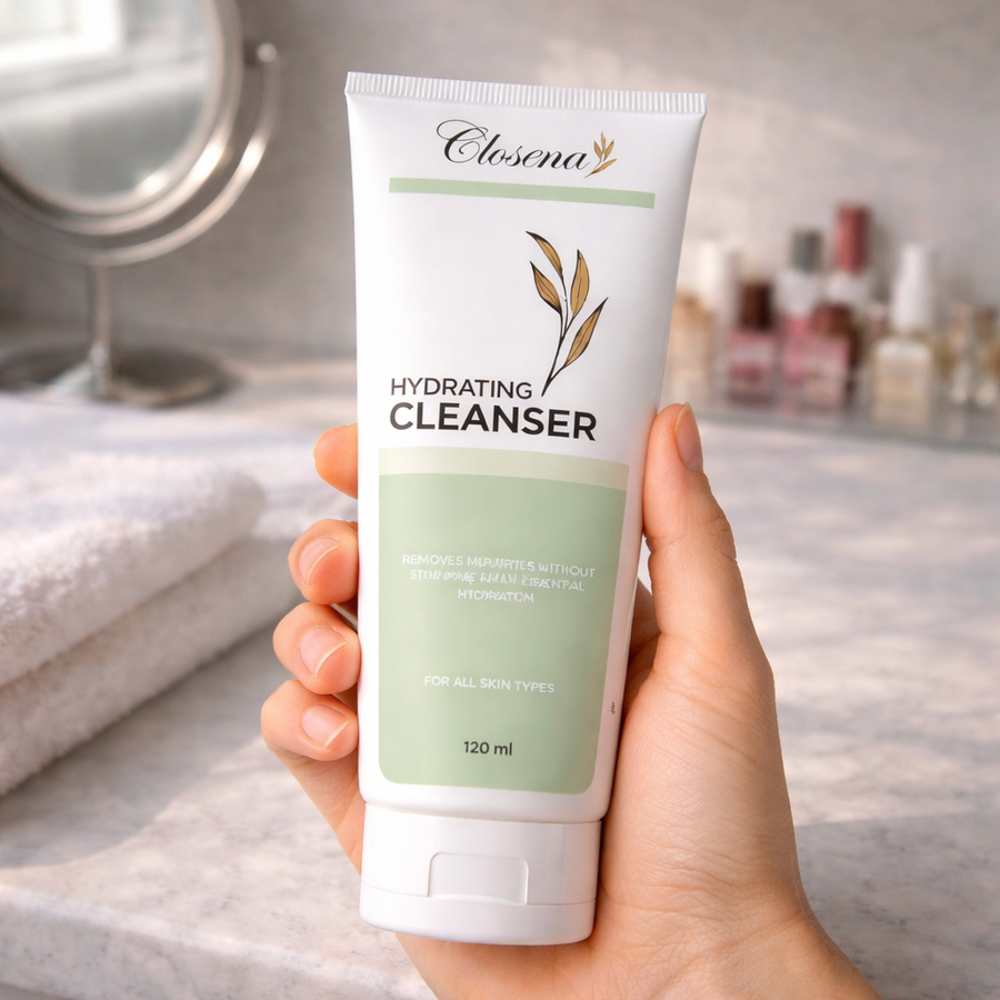 Closena Hydrating Cleanser 120ml packaging